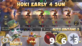 HOKI EARLY 4 SUN...!! AUTO SUN BINTANG 3 NEW GAMEPLAY BUSS SKILL 3 MAGIC CHESS MOBILE LEGENDS