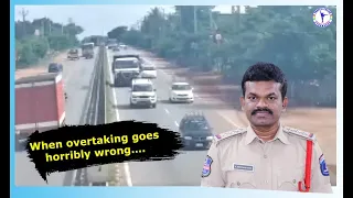 Road Safety: When overtaking goes horribly wrong || Cyberabad Traffic Police || Road Safety