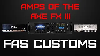 Amps of the Axe Fx III: Fractal Audio System Amp Models Part 1