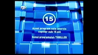 PRO TV Film Ident sub 15 ani. Thriller 2010