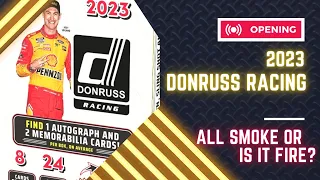 Is It Worth Buying? 2023 Donruss Racing Hobby Box Opening!