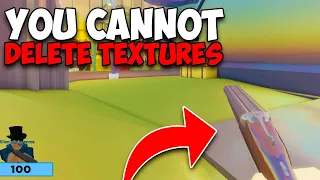 You Cannot Delete Textures Anymore On Roblox