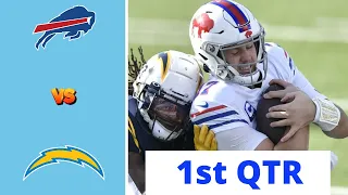 Buffalo Bills vs. Los Angeles Chargers Full Highlights 1st QTR | NFL Week 16, 2023