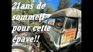 Renaissance ou mort certaine pour cette renault Estafette abandonnée depuis 21 ans? will it run?