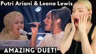 Vocal Coach Reacts: PUTRI ARIANA & LEONA LEWIS Duet 'Run' on AGT! In Depth Analysis!
