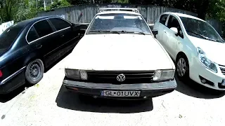Old Rusty Volkswagen Passat CL - car from the early 80s