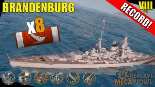 Brandenburg 8 Kills & 184k Damage | World of Warships Gameplay