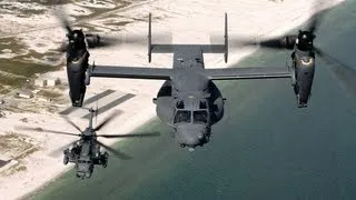 Bell Boeing V-22 Osprey Demonstration Cocoa Beach Florida 2012