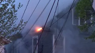 Jamestown N.Y. Structure fire