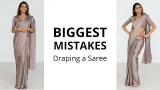 Saree Hacks: Biggest Saree Draping Mistakes  | How to Wear Saree for Beginners | Tia Bhuva