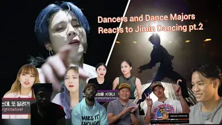 Dancers and Dance Majors Reacts to Jimin Dancing Compilation pt.2