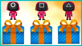 Choose Your Gift Squid Game GOOD or BAD 🎁 Escolha Seu Presente | Elige Tu Regalo #77