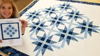 SUPER EASY CURVES!!! - Free "Cathedral Stars" Quilt Pattern!