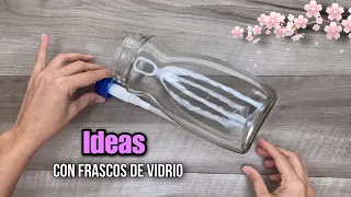 12 INCREIBLES Ideas Con FRASCOS DE NESCAFE/Easy Mason Jar Crafts/artesanato com garrafa de vidro