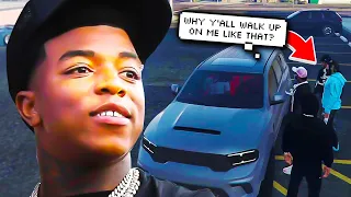 Yungeen Ace Opps Walks Up To His Hellcat Durango *THEY SAID THIS* | GTA RP | Crenshaw RP Whitelist |