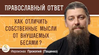 Как отличить собственные мысли от внушаемых бесами?  Иеромонах Прокопий (Пащенко)