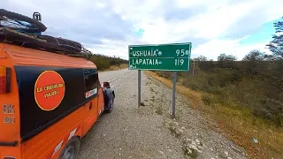 Últimos kilómetros para llegar a Ushuaia ! [ Paso Garibaldi ] @lachicholinaviajera