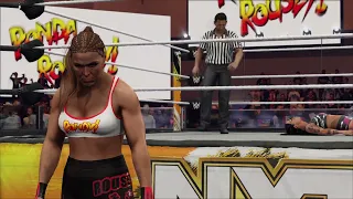 WWE 2K24 Universe Mode #11- Ronda Rousey Invades NXT!!!