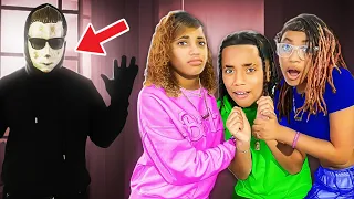 CAUGHT A CREEPY MAN IN OUR HOME AT 3AM😱 (FULL MOVIE)