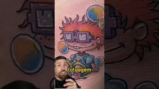 TATUAGEM INFECCIONADA😬 #tattoo #tatuagem