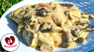 Quick Meal - Chicken Breast in Cream Sauce With Mushrooms How To Cook