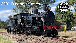 3001 Buxton shuttles - Newly restored steam locomotive!