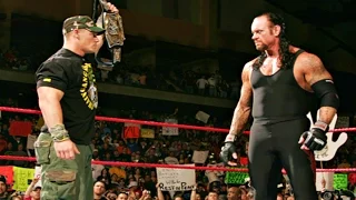wwe RARE match |undertaker vs cena |RAW| must watch