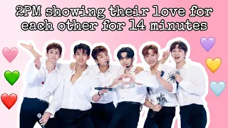 2PM showing their love for each other for 14 minutes (14th anniversary)