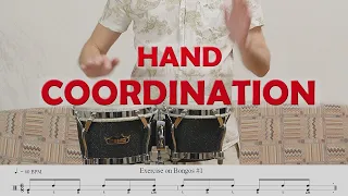 Bongos Exercise #1 to Improve Hand Coordination from Maestro Giovanni Hidalgo