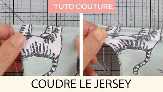 Comment coudre le jersey sans surjeteuse | TUTO COUTURE DÉBUTANT