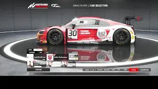 Assetto Corsa Competizione around Donnington Park in a Audi R8 LMS Evo 2