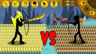 999 ARCHER GOLDEN VS 999 ARCHIDON SAVAGE VS FINAL BOSS | STICK WAR LEGACY | STICK MASTER