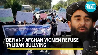 Watch: How Afghan women hit the streets in Herat, refuse to bow down meekly to Taliban diktats