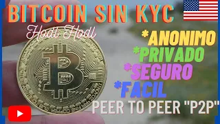 ✅ COMPRA 👉 BITCOIN sin KYC de manera ANONIMA en HODLHODL😍