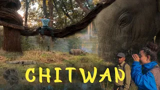 JUNGLE WALKING SAFARI | Chitwan National Park | Nepal🇳🇵Travel Vlog #8