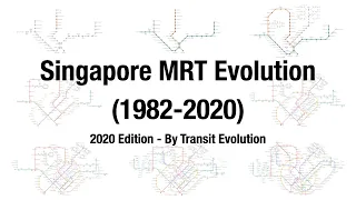 Singapore MRT Evolution 2020 (System Map)