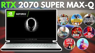 RTX 2070 Super Max Q test in 8 games in 2022