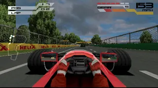 PS1 - Formula One 2001 - GamePlay [4K:50fps]