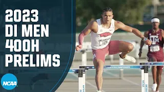 Men's 400 hurdles prelim - 2023 NCAA outdoor track and field West Preliminary (Heat 3)