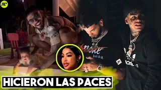 Anuel y Tekashi Hicieron Las Paces, Yailin quedó en Ridículo por Creerse Mejor Papá para la Pequeña.