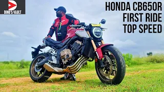 Honda CB650R First Ride Review Top Speed India Unscripted