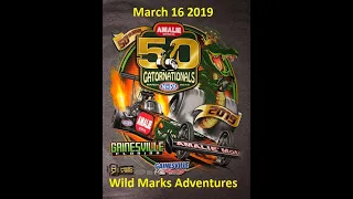 First round 50th anniversary Gatornationals March 17, 2019 Gainesville Raceway Gainesville Florida