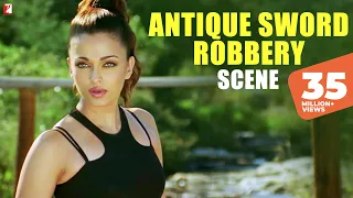 Antique Sword Robbery Scene | Dhoom:2 | Hrithik Roshan | Aishwarya Rai | Dhoom Robbery Scene, Scenes