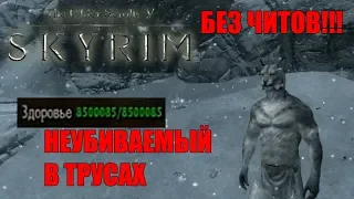 КУЧА ЗДОРОВЬЯ И УРОНА БЕЗ ЧИТОВ | SKYRIM