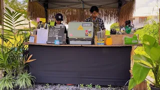 ASMR Cafe Vlog Mini Coffee shop Street Barista Working Handmade Relax Kopi कॉफ़ी - Tasty Inside 4K