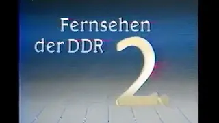 Заставка "Смотрите на 2-й программе Телевидения ГДР"