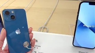 iPhone 13 Mini in Blue Shopping Vlog at the Apple Store