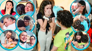 2 anos sem ver A FAMÍLIA Reencontro emocionante