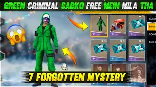 GREEN CRIMINAL SABKO FREE MEIN MILA THA😱 7 FORGOTTEN MYSTERY💔 || GAREENA FREE FIRE