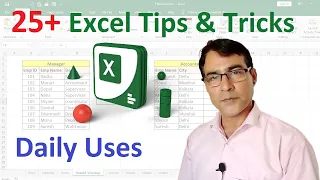 Top 25+ Excel Tips and tricks | Top Advanced excel Tips to make you awesome